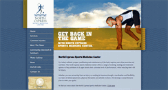 Desktop Screenshot of northcypresssportsmedicine.com